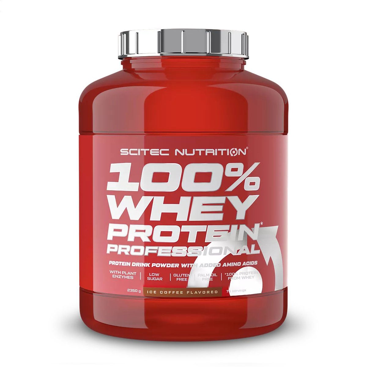 Пpoтeїн Scitec Nutrition 100% Whey Protein Professional Кава з льодом, в порошку, 2.35 кг